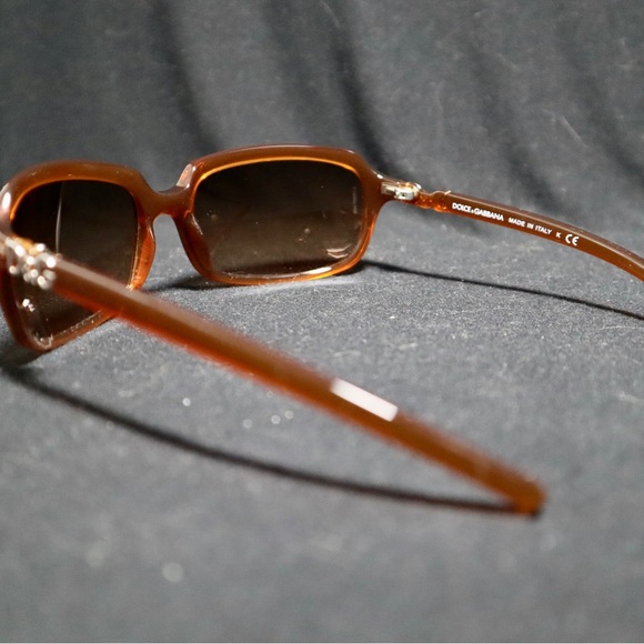 Dolce & Gabbana Dark Honey Y2K Wrap Sunglasses - Picture 4 of 10